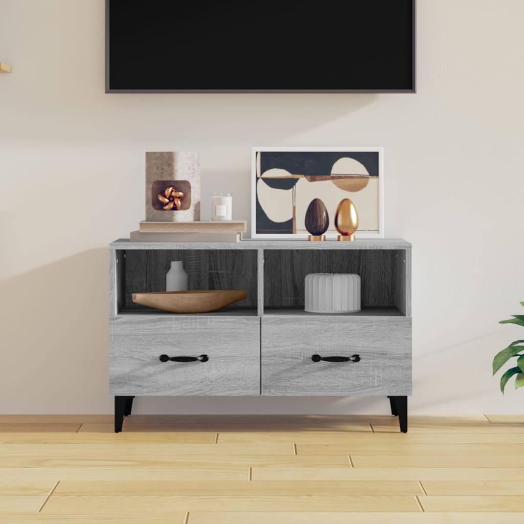 Tv-Bänk 80X36X50 Cm Konstruerat Trä