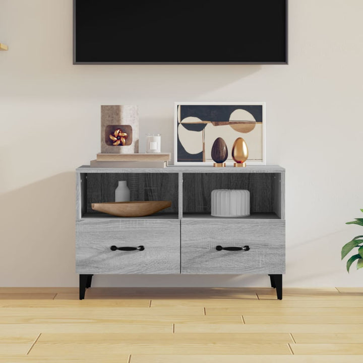 Tv-Bänk 80X36X50 Cm Konstruerat Trä