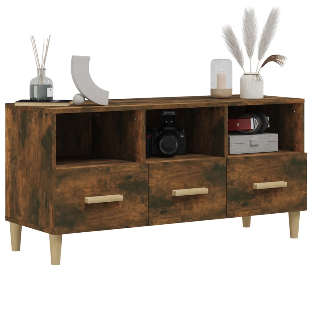 Tv-Bänk 102X36X50 Cm Konstruerat Trä