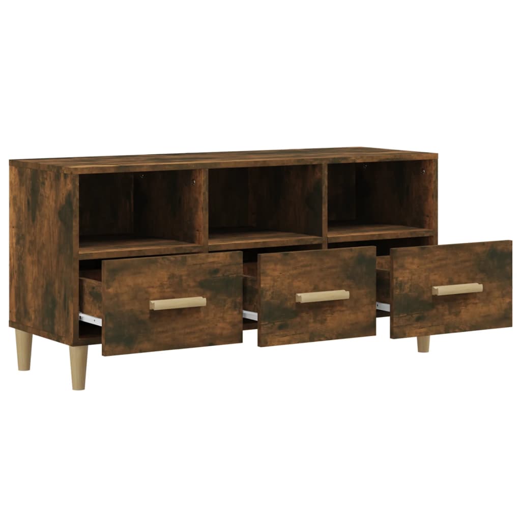 Tv-Bänk 102X36X50 Cm Konstruerat Trä