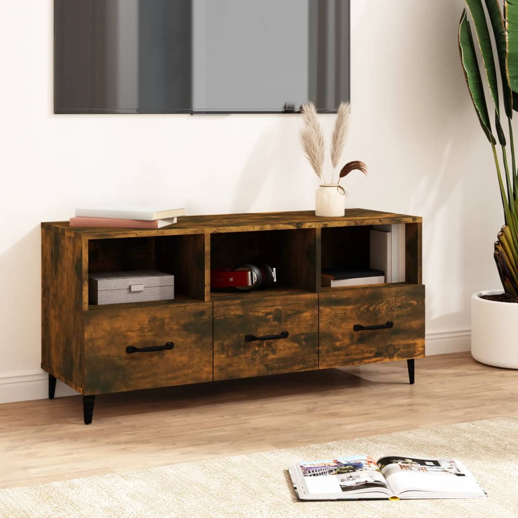 Tv-Bänk 102X35X50 Cm Konstruerat Trä