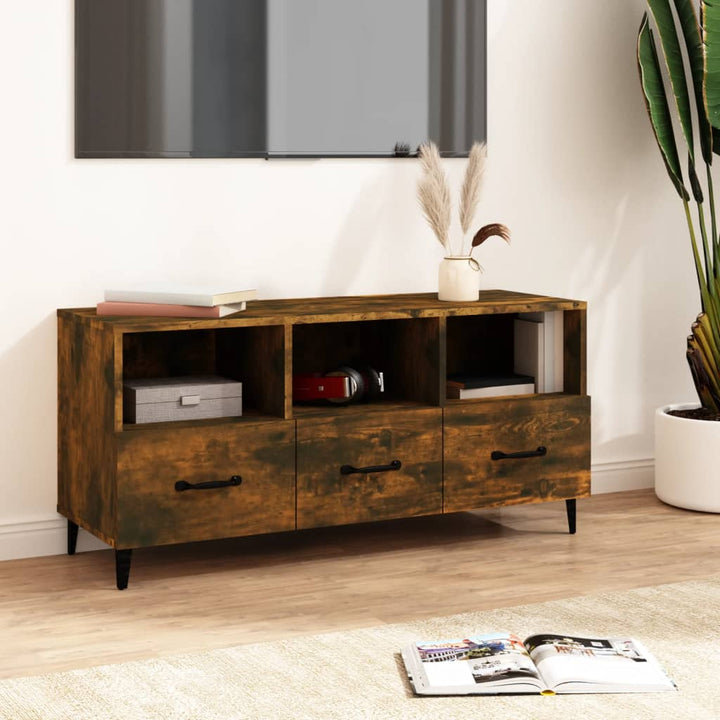 Tv-Bänk 102X35X50 Cm Konstruerat Trä