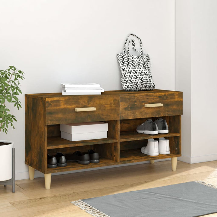 Skoskåp 102X35X55 Cm Konstruerat Trä