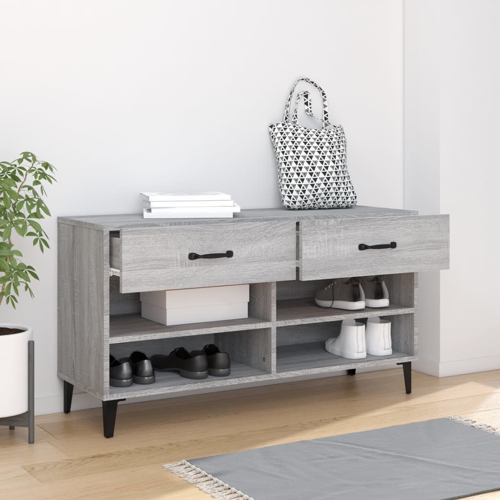 Skoställ 102X35X55 Cm Konstruerat Trä
