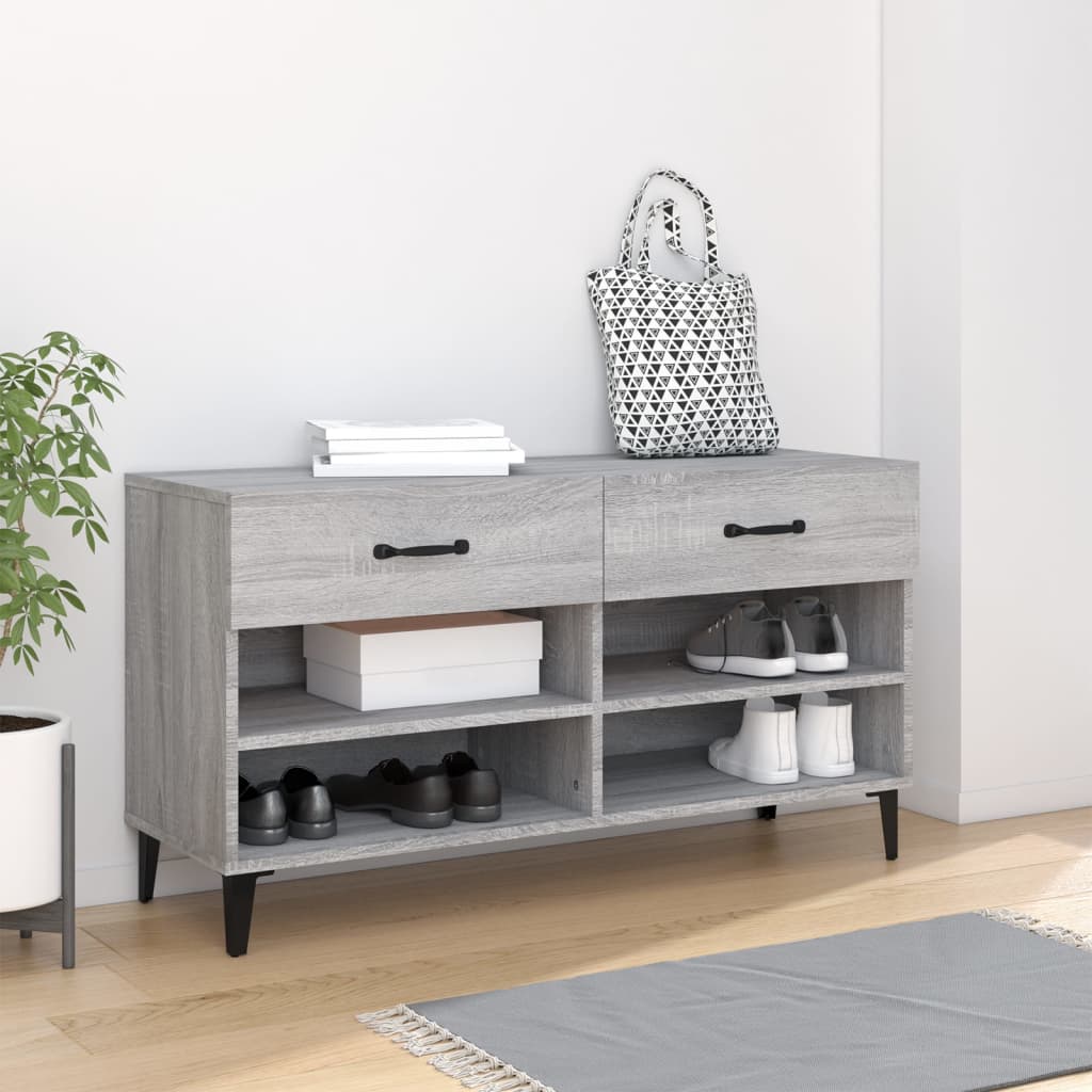 Skoställ 102X35X55 Cm Konstruerat Trä