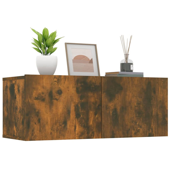 Tv-Bänkar 2 St 80X30X30 Cm Konstruerat Trä