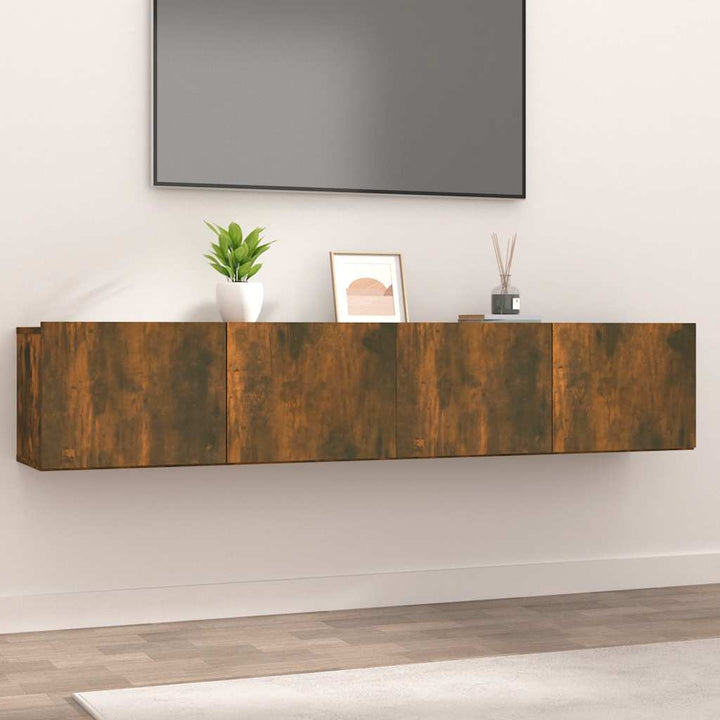 Tv-Bänkar 2 St 80X30X30 Cm Konstruerat Trä