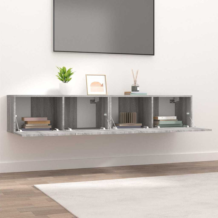 Tv-Bänkar 2 St 80X30X30 Cm Konstruerat Trä