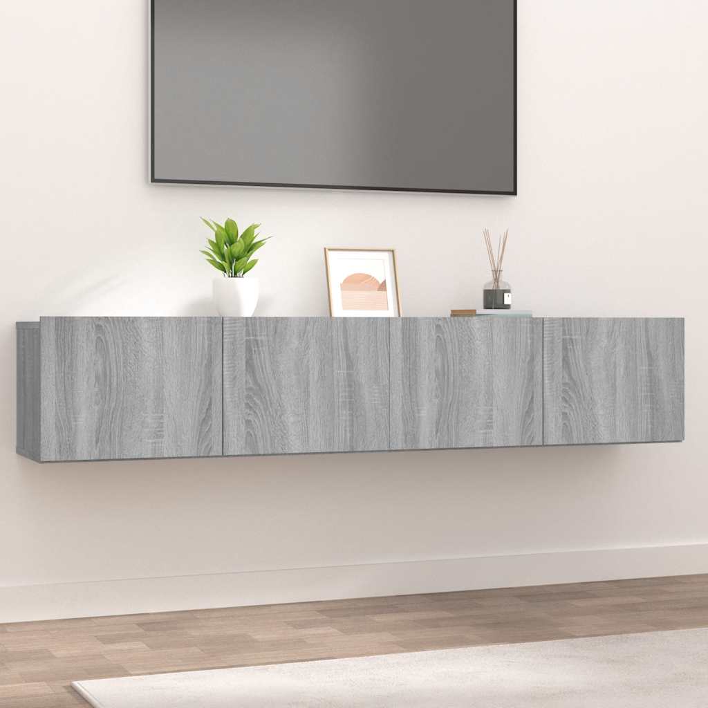 Tv-Bänkar 2 St 80X30X30 Cm Konstruerat Trä