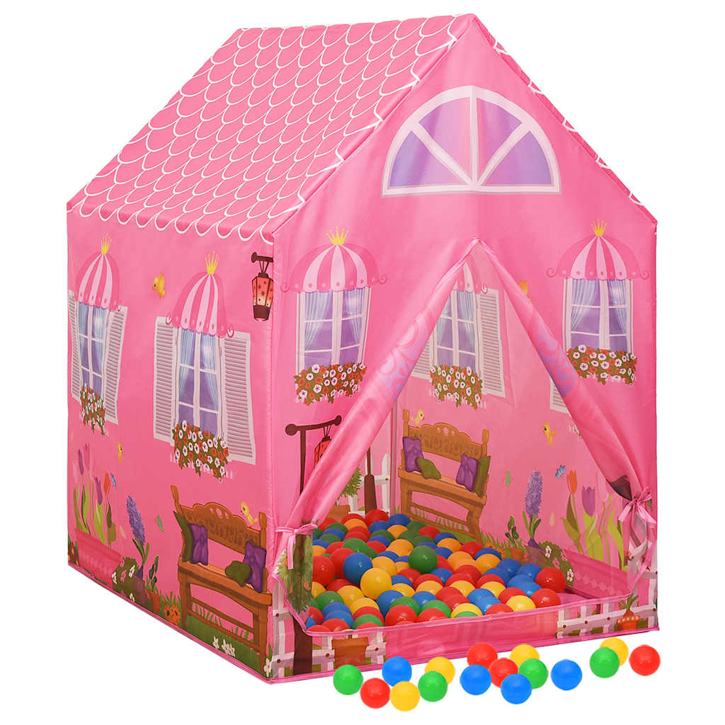 Lektält För Barn Rosa 69X94X104 Cm