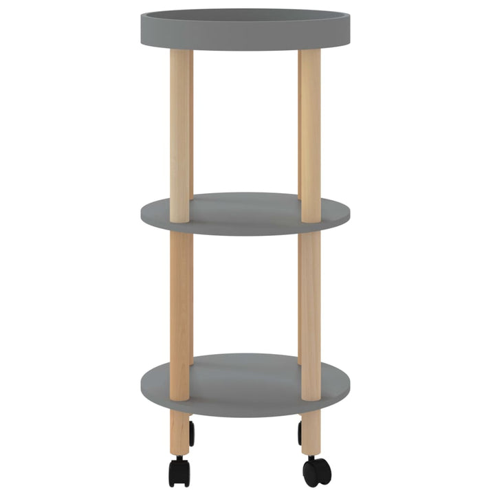 Vagn Med 3 Hyllplan 38X38X82Cm Konstruerat Trä&amp;Massiv Furu