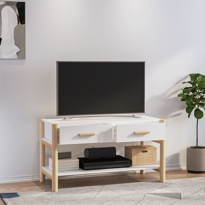 Tv-Bänk 82X38X45 Cm Konstruerat Trä