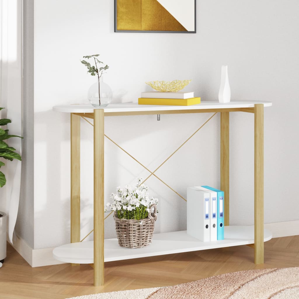 Konsolbord 110X38X75 Cm Konstruerat Trä