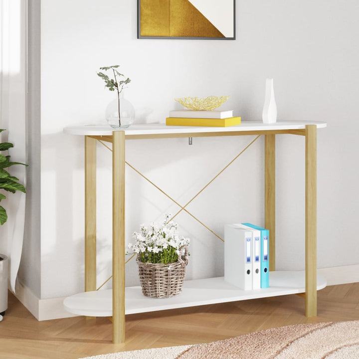 Konsolbord 110X38X75 Cm Konstruerat Trä