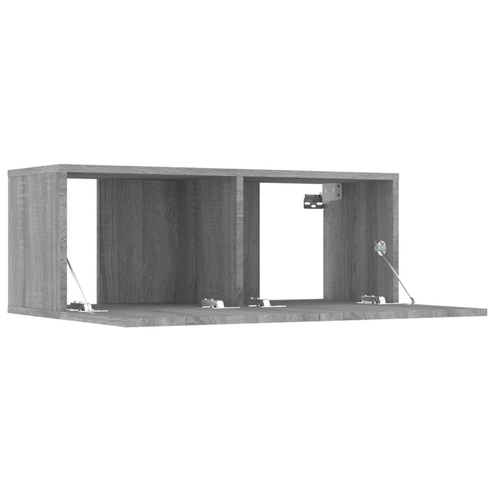Tv-Skåp 4 Delar 80X30X30 Cm Konstruerat Trä