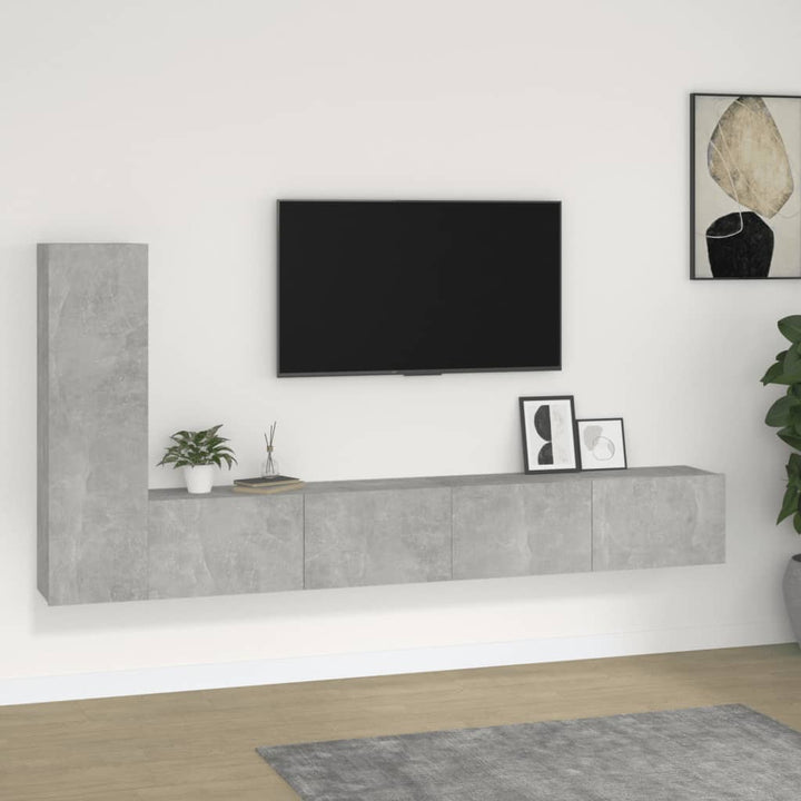 Tv-Skåp 3 Delar Konstruerat Trä