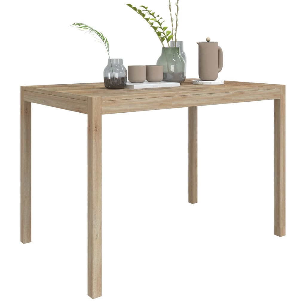 Matbord 110X70X75 Cm Massivt Akaciaträ