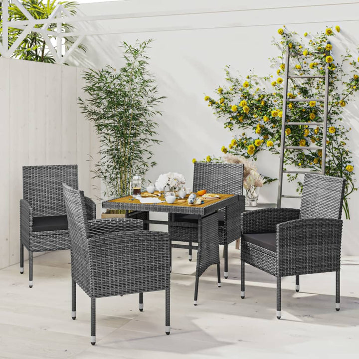 Matgrupp För Trädgården 5 Delar Konstrotting