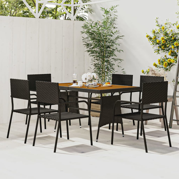 Matgrupp För Trädgården 5 Delar Konstrotting