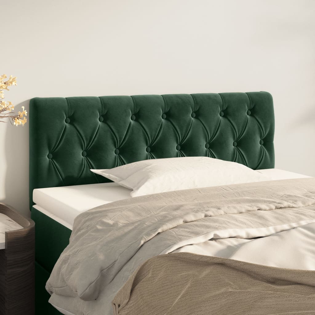 Sänggavlar 180X7X78/88 Cm Sammet 1