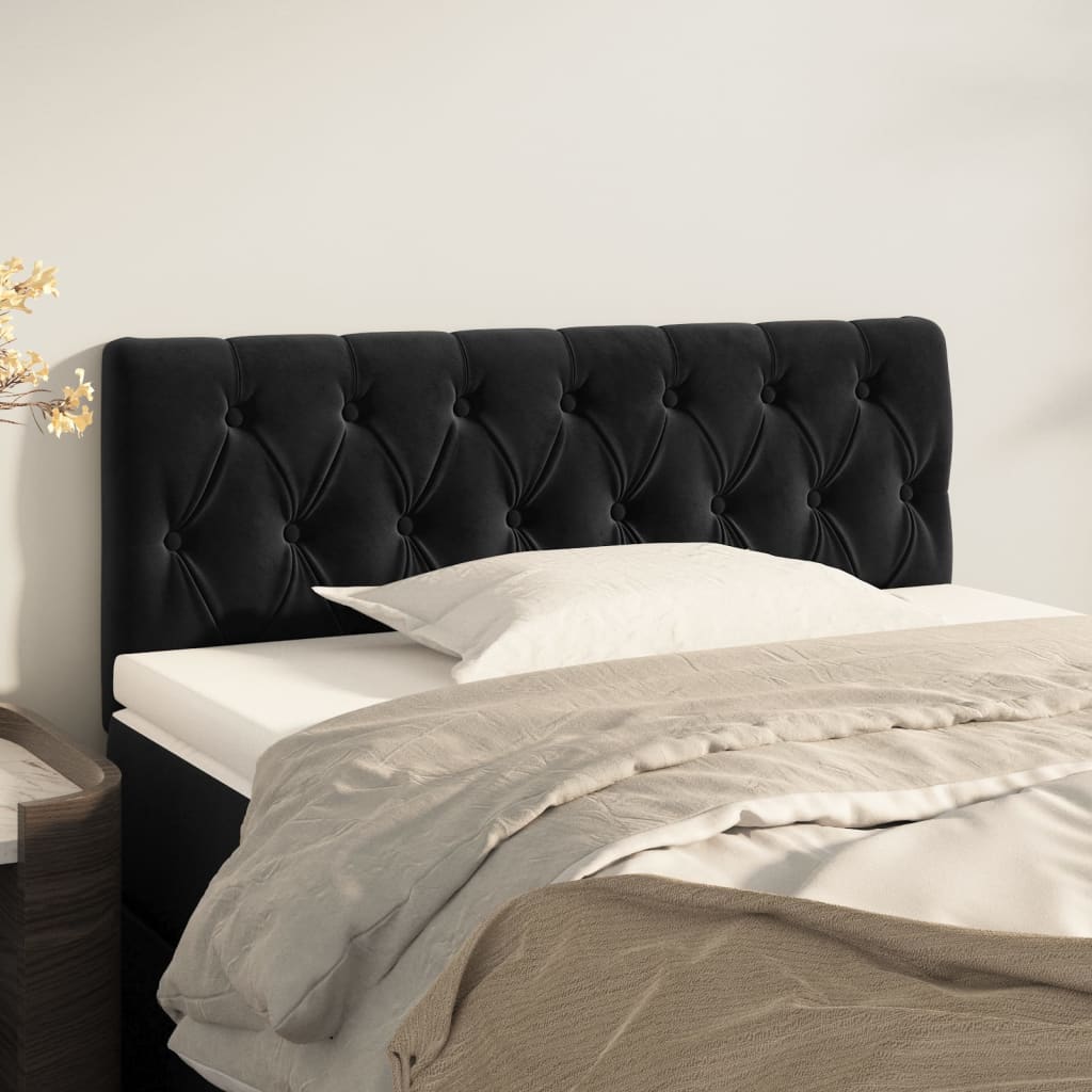 Sänggavlar 180X7X78/88 Cm Sammet 1
