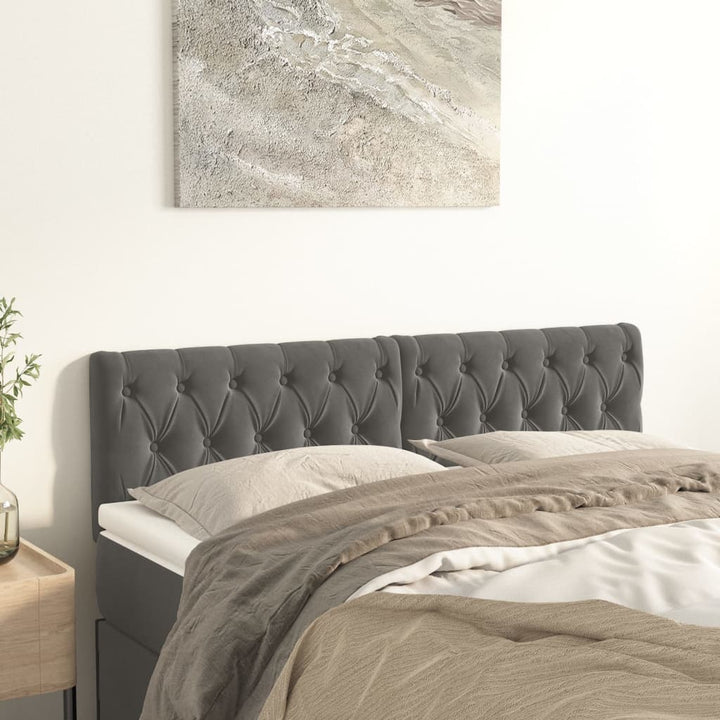 Sänggavlar 180X7X78/88 Cm Sammet 1