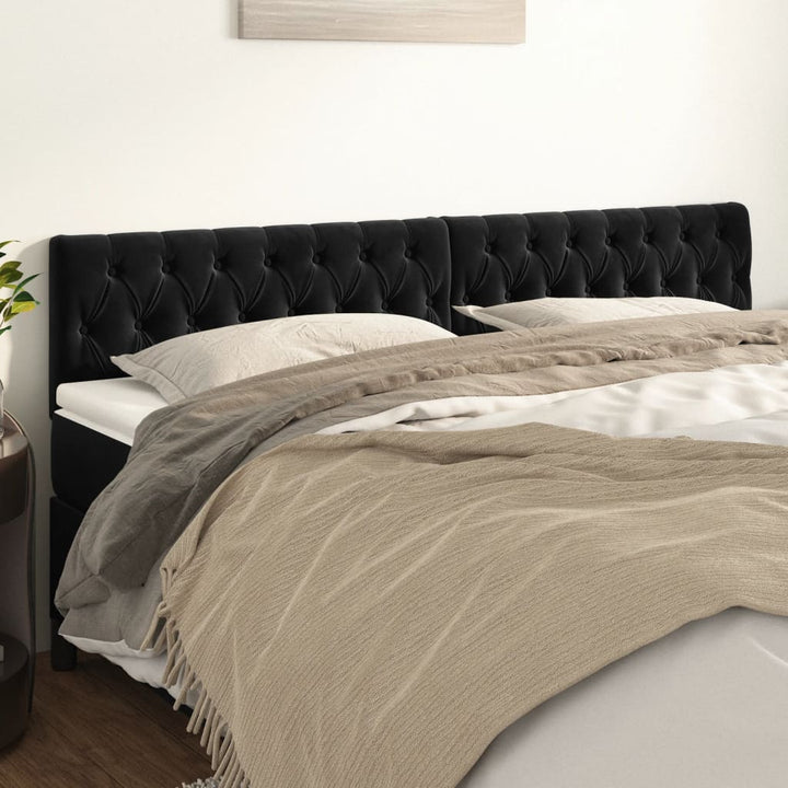 Sänggavlar 180X7X78/88 Cm Sammet 1