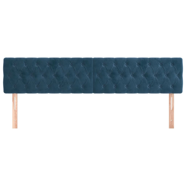 Sänggavlar 180X7X78/88 Cm Sammet 1