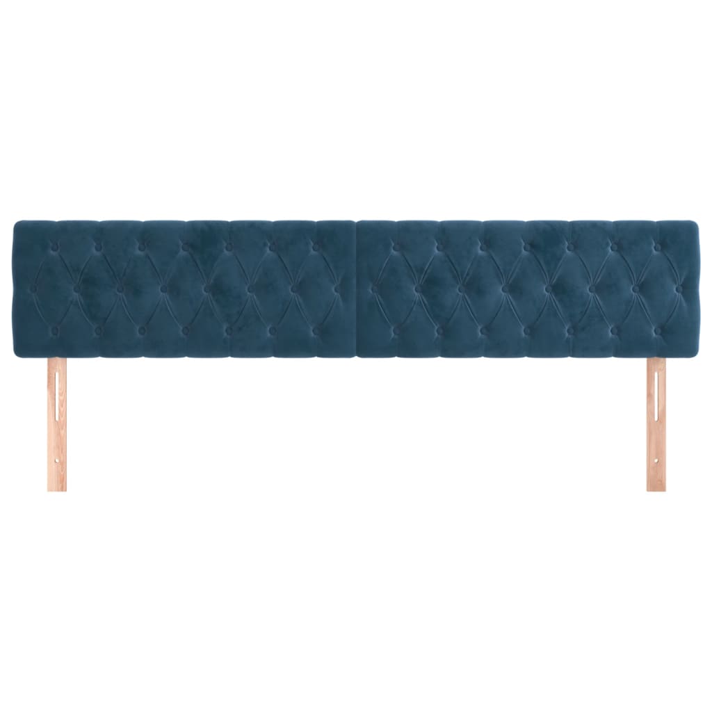 Sänggavlar 180X7X78/88 Cm Sammet 1