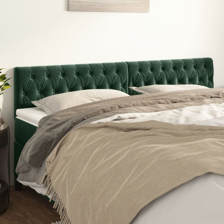 Sänggavlar 180X7X78/88 Cm Sammet 1