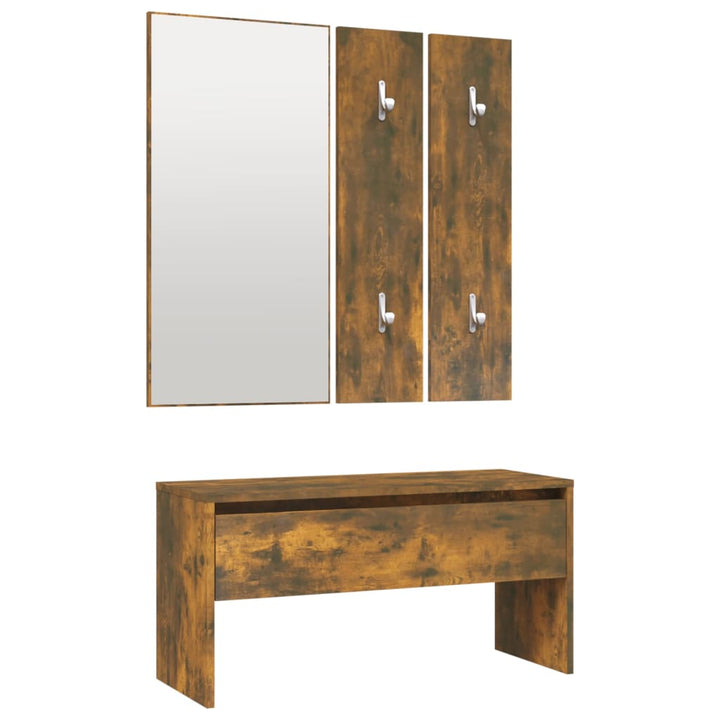 Hallmöbler Set Konstruerat Trä