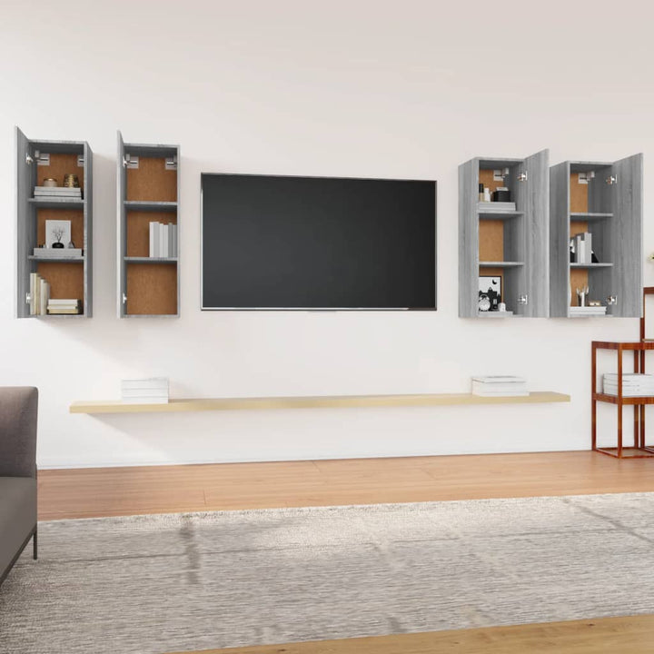 Tv-Bänk 4 St 30,5X30X Konstruerat Trä