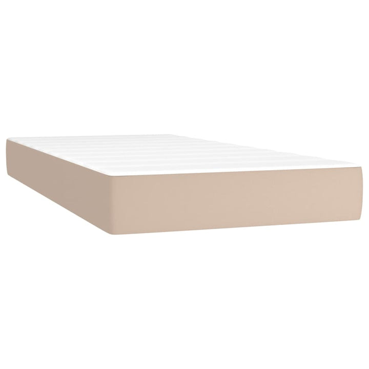 Pocketresårmadrass Medium Cappucino 80X200X20 Cm Konstläder