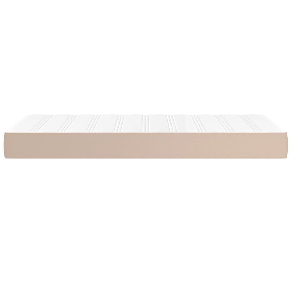Pocketresårmadrass Medium Cappucino 80X200X20 Cm Konstläder
