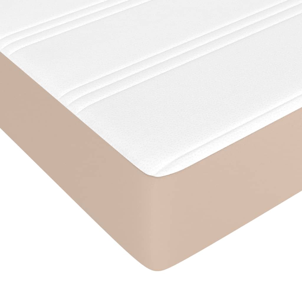 Pocketresårmadrass Medium Cappucino 80X200X20 Cm Konstläder