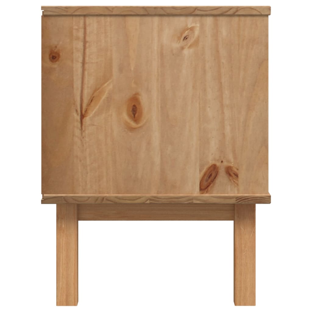 Tv-Bänk Otta 113,5X43X57 Cm Massiv Furu