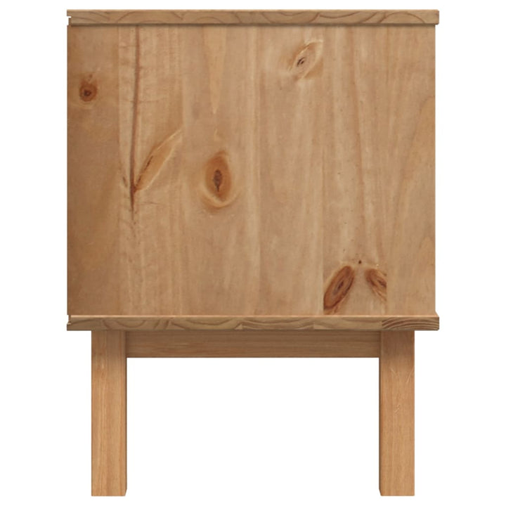 Tv-Bänk Otta 113,5X43X57 Cm Massiv Furu