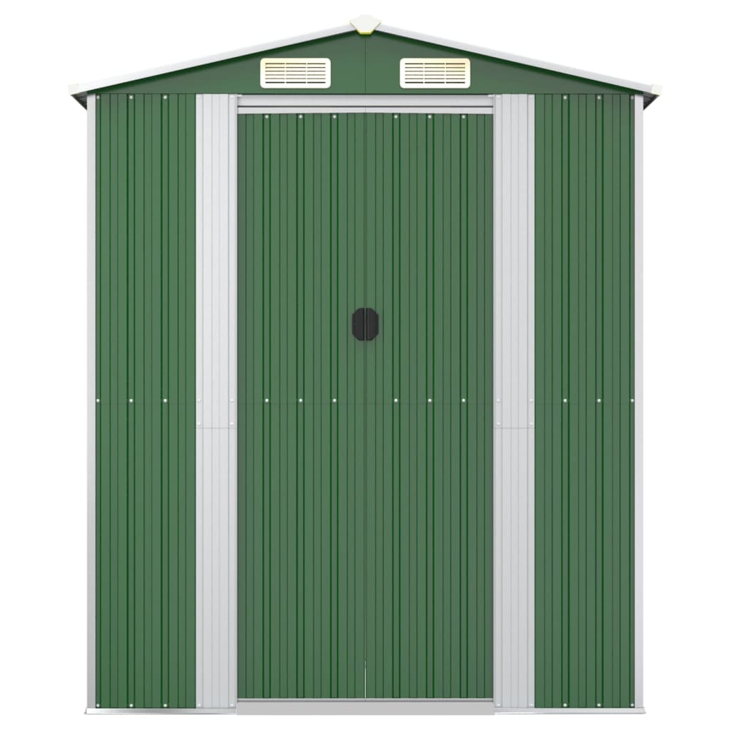 Trädgårdsskjul 192X108X223 Cm Galvaniserat Stål