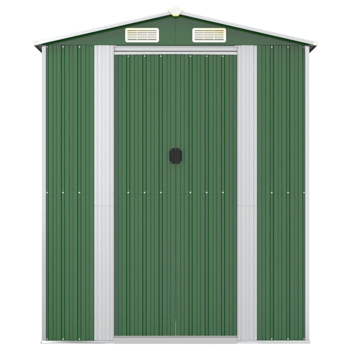 Trädgårdsskjul 192X108X223 Cm Galvaniserat Stål
