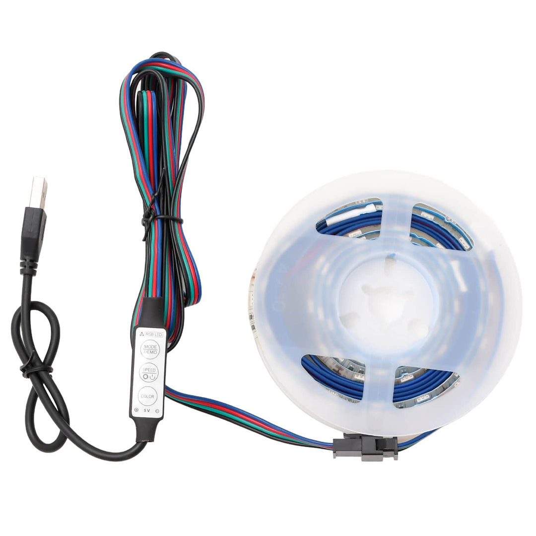 Led Band Med Led-Ljusslingor Svart 180 Cm Smd5050