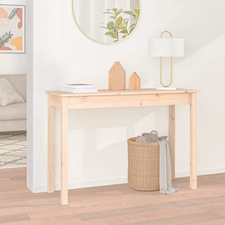 Konsolbord 110X40X75 Cm Massiv Furu