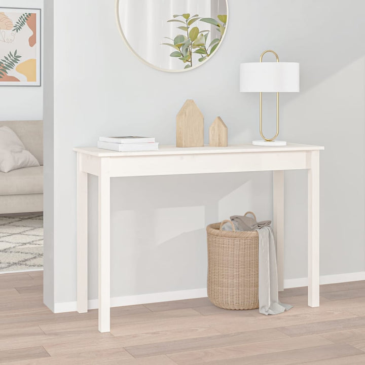 Konsolbord 110X40X75 Cm Massiv Furu
