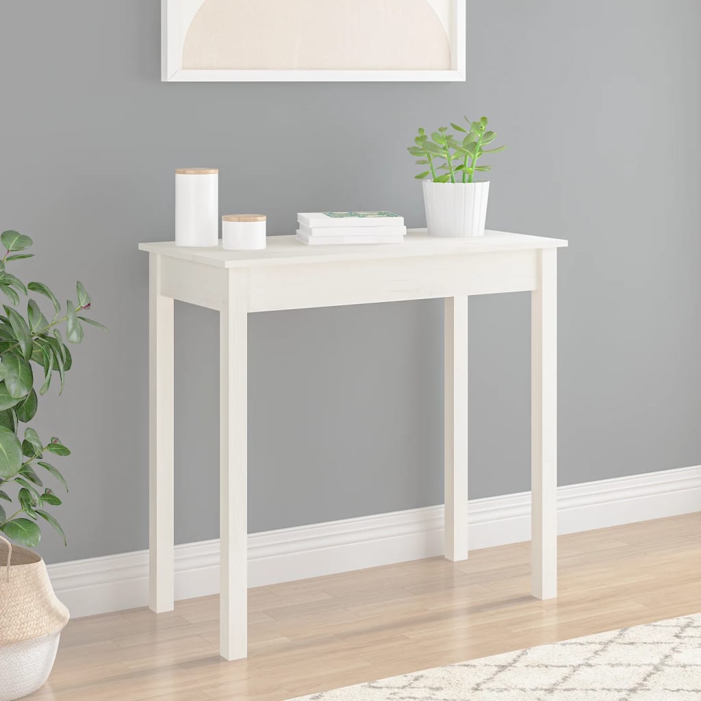 Konsolbord 110X40X75 Cm Massiv Furu