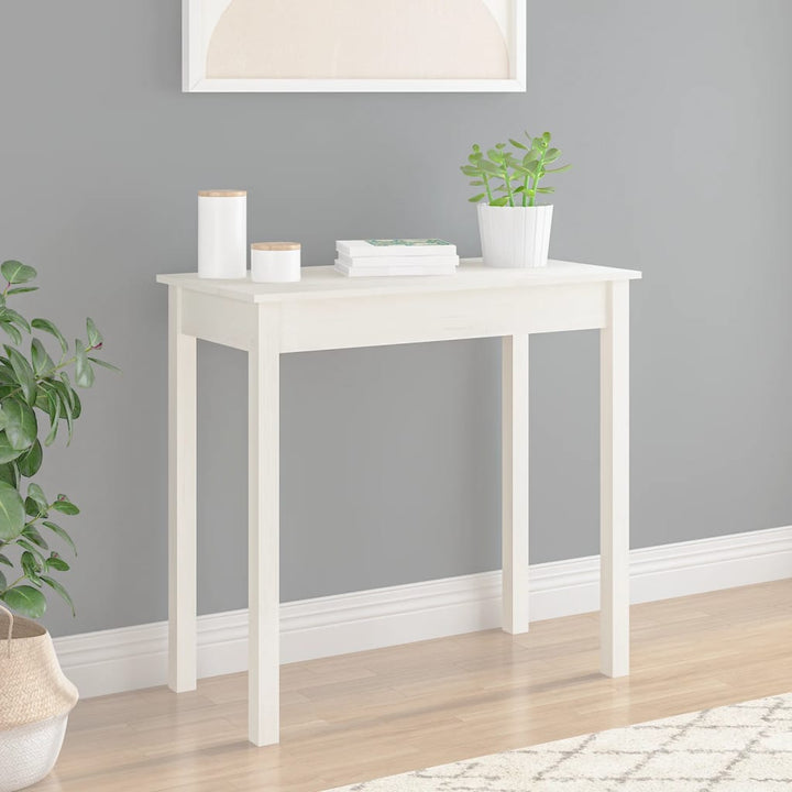 Konsolbord 110X40X75 Cm Massiv Furu