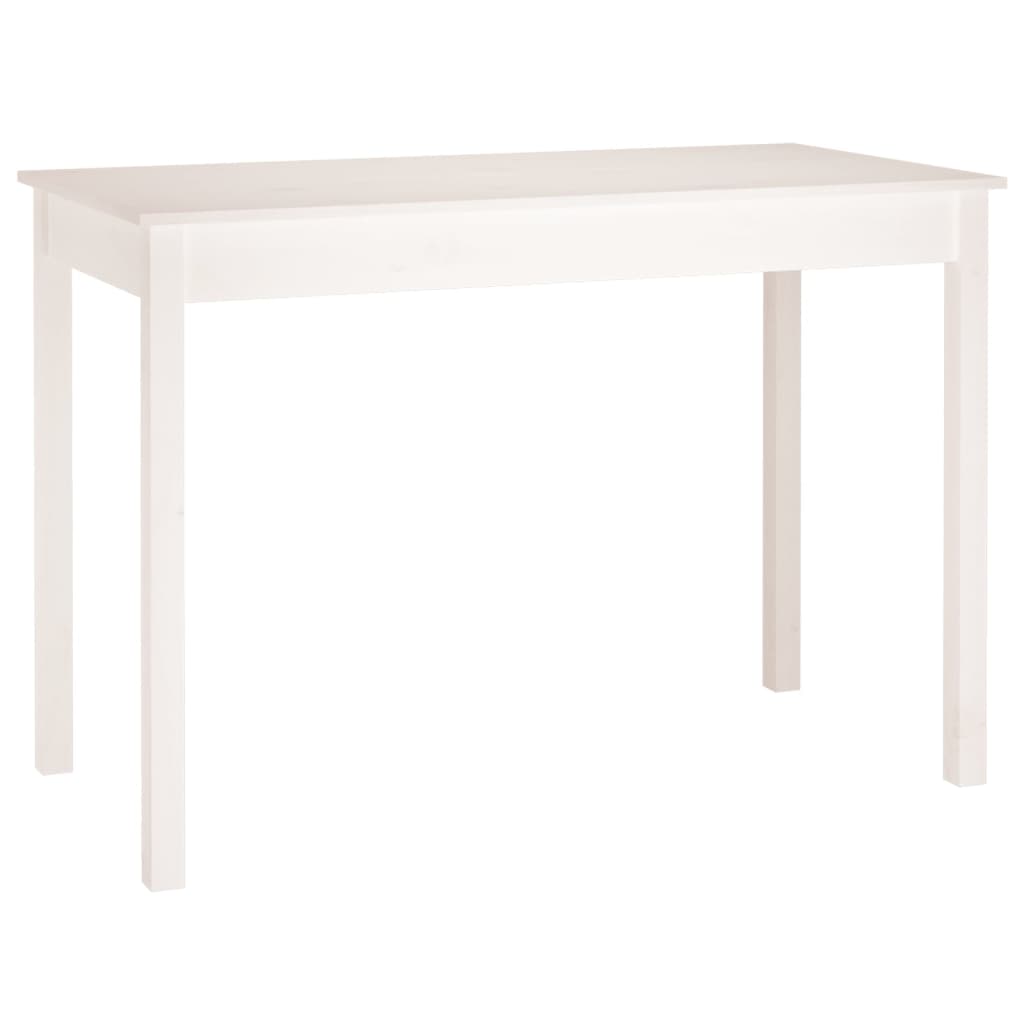 Matbord 110X55X75 Cm Massivt Furuträ