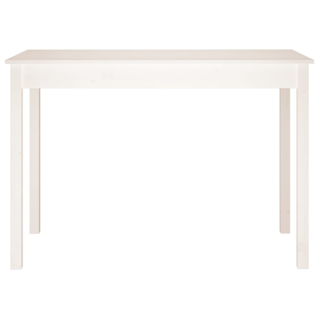 Matbord 110X55X75 Cm Massivt Furuträ