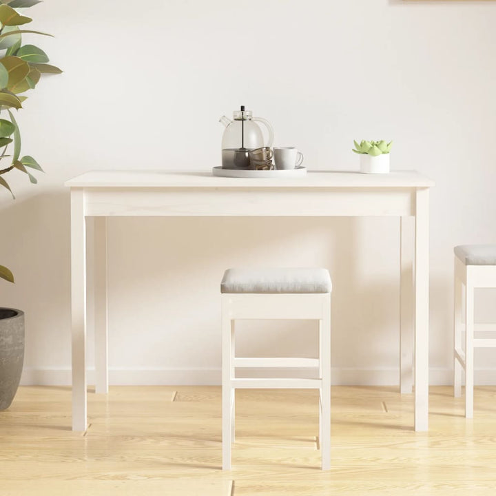 Matbord 110X55X75 Cm Massivt Furuträ
