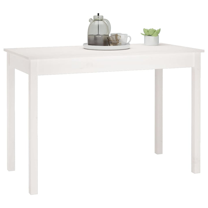 Matbord 110X55X75 Cm Massivt Furuträ
