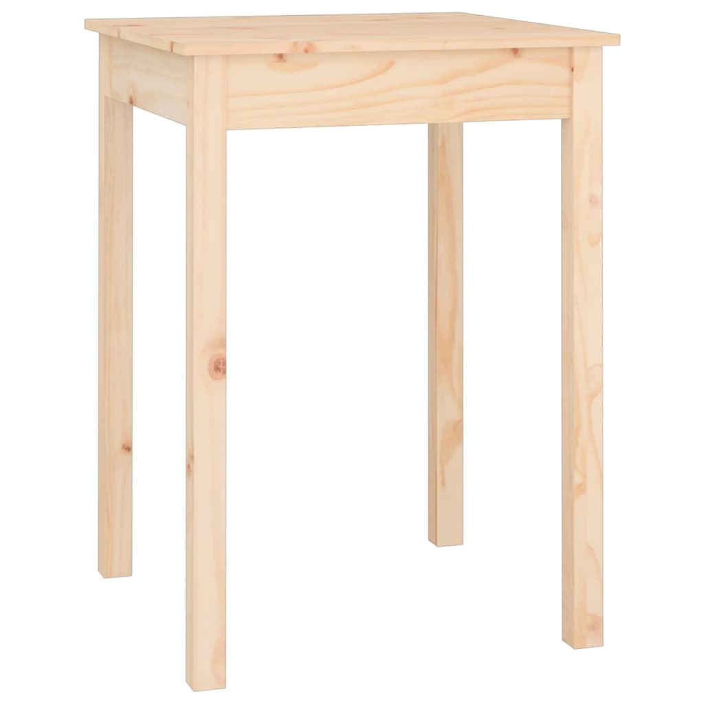 Matbord 55X55X75 Cm Massivt Furuträ
