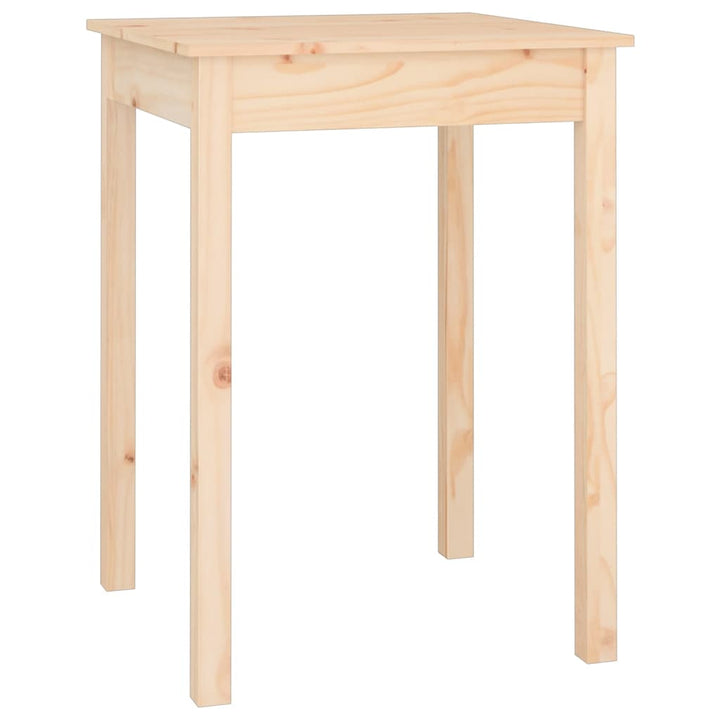 Matbord 55X55X75 Cm Massivt Furuträ